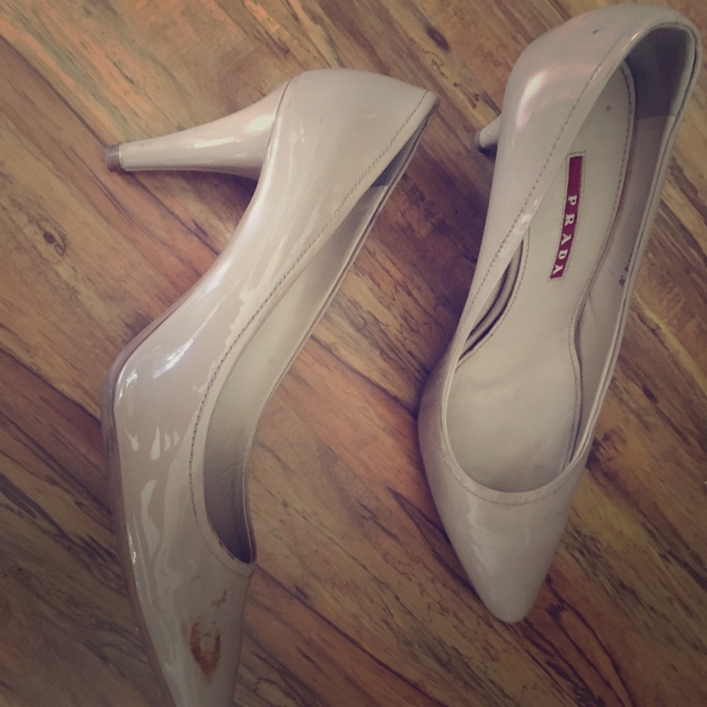 Prada patent leather heels